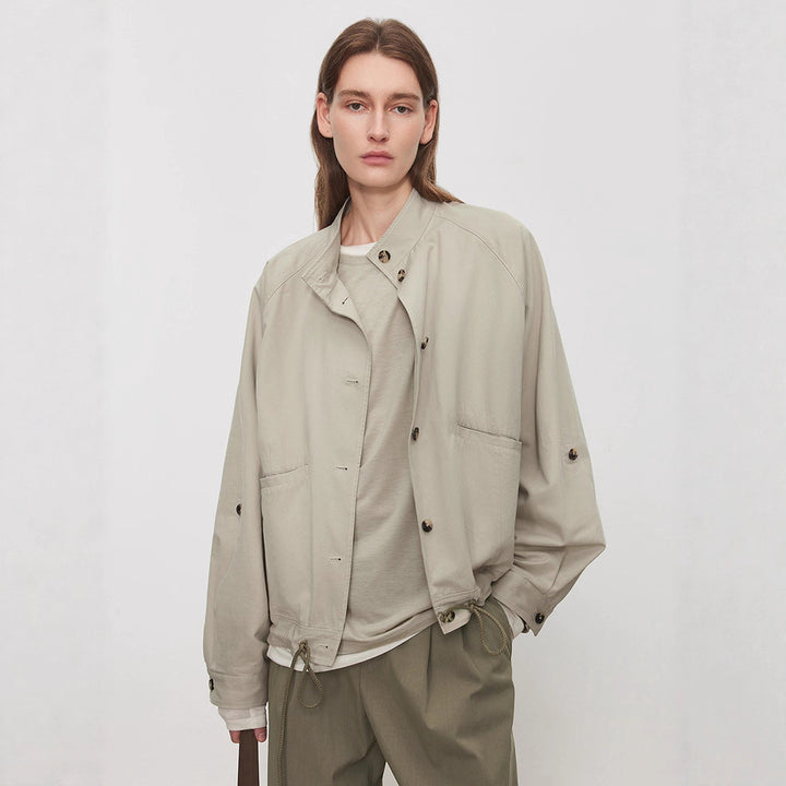 Veste de transition pour femmes avec capuche et taille ajustable Chic & Stil