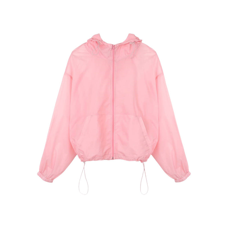 Veste coupe-vent transparente légère pour femmes Chic & Stil