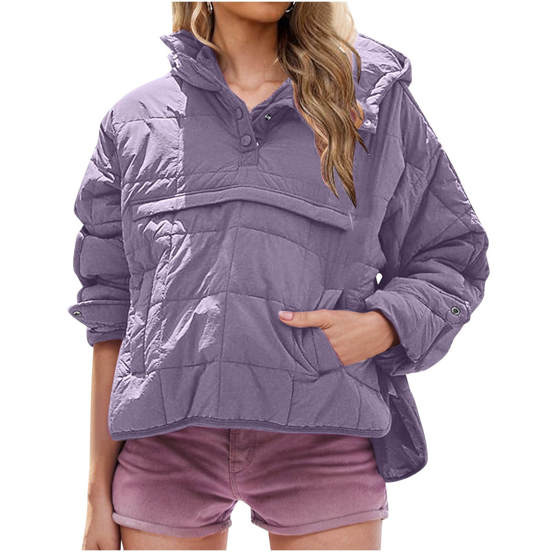 Ladies down jacket with high collar Lune London
