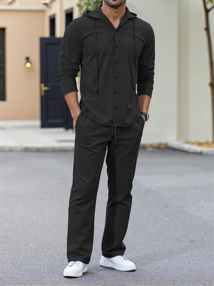 Men's casual hoodie set with practical pockets and trendy fit Lune London