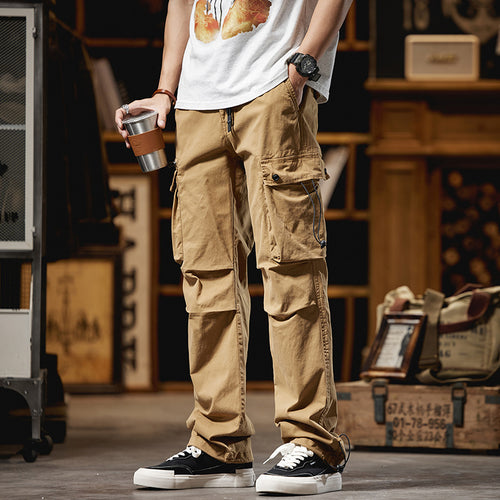 Men's cargo style pants with multiple pockets Amarae