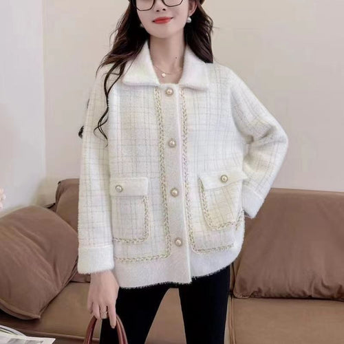 Veste élégante pour femmes avec un motif pied-de-poule intemporel Chic & Stil