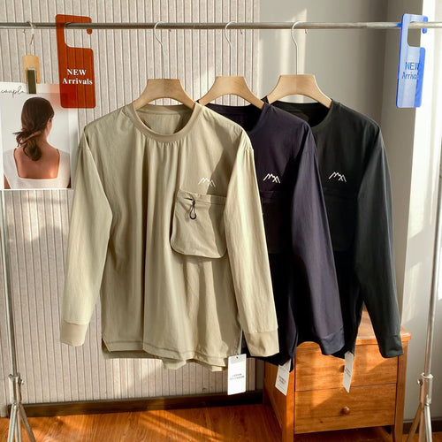 Chemise à manches longues pour femmes avec poche poitrine fonctionnelle Chic & Stil