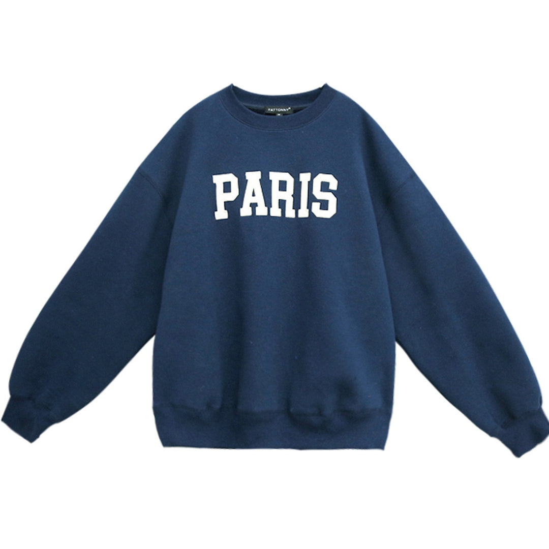 Ladies casual sweatshirt with distinctive lettering Lune London