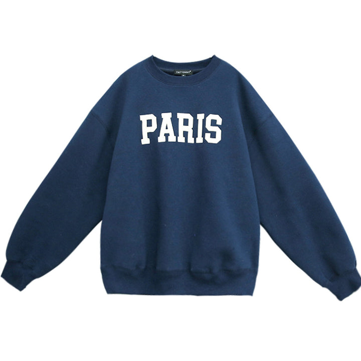 Ladies casual sweatshirt with distinctive lettering Lune London