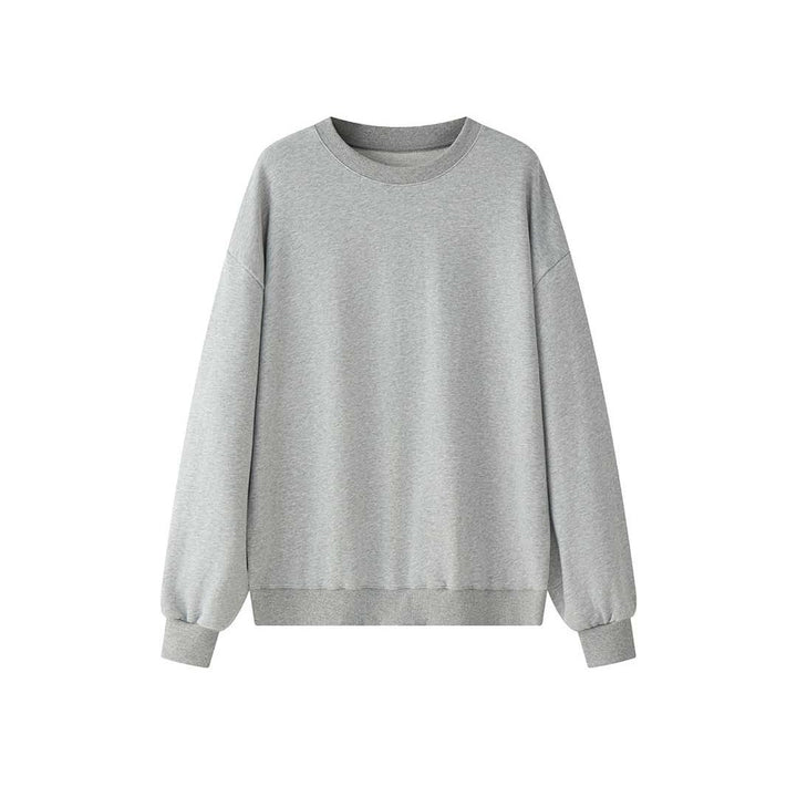 Women's Casual Oversized Sweatshirt with an extra wide cut, dropped shoulder and reinforced round neck Amarae