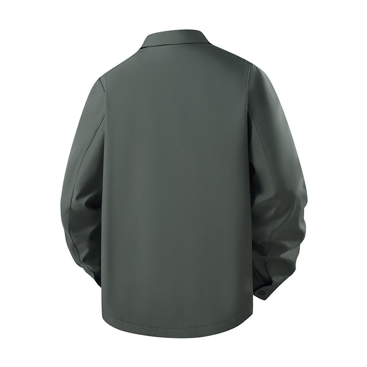 Casual transition jacket for men with lightweight insulating lining and practical side pockets Lune London
