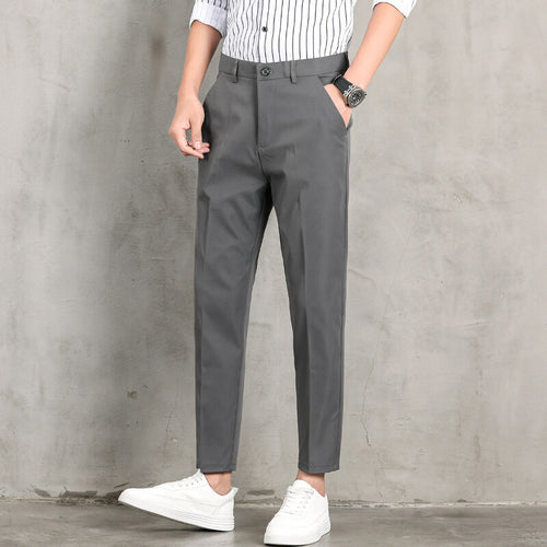 Modern slim fit chino pants for men with practical side pockets Amarae