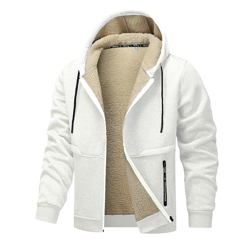 Warm fleece jacket for men with functional cut Lune London