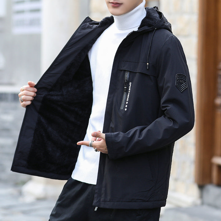Waterproof and insulated jacket for men with soft inner lining Amarae