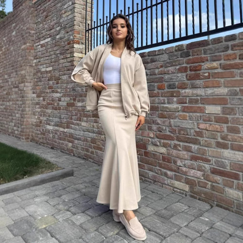 Ladies Elegant and Fitted Maxi Skirts Amarae
