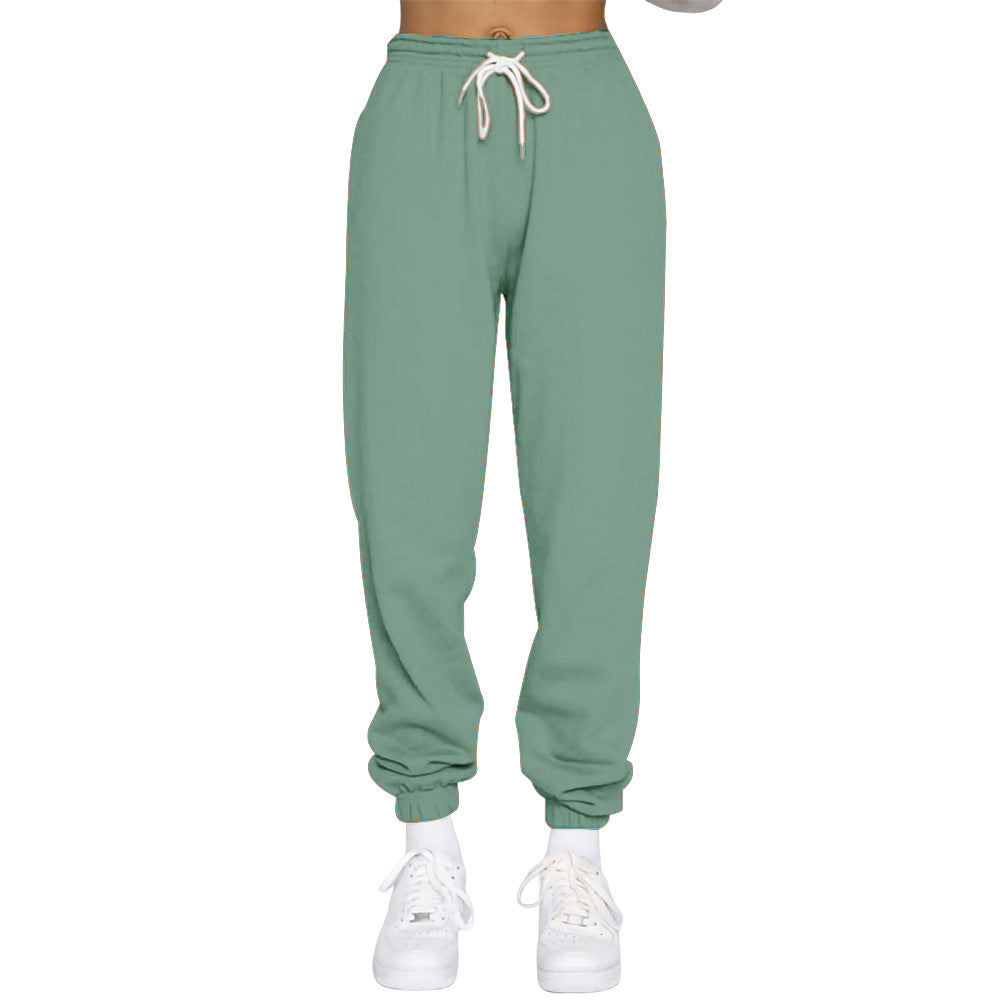 Comfortable women's joggers with adjustable waistband and elastic cuffs Lune London