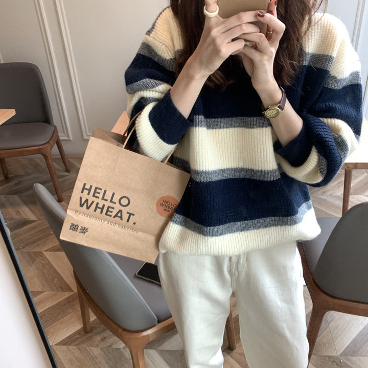 Pull en tricot oversize pour femmes Chic & Stil