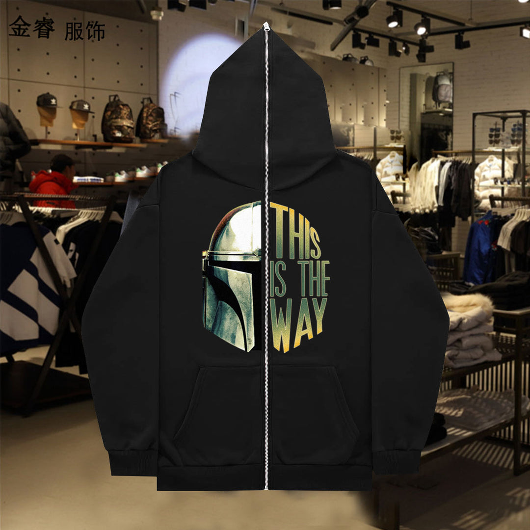 Hooded jacket for women with high-quality graphic design and comfortable pockets Lune London