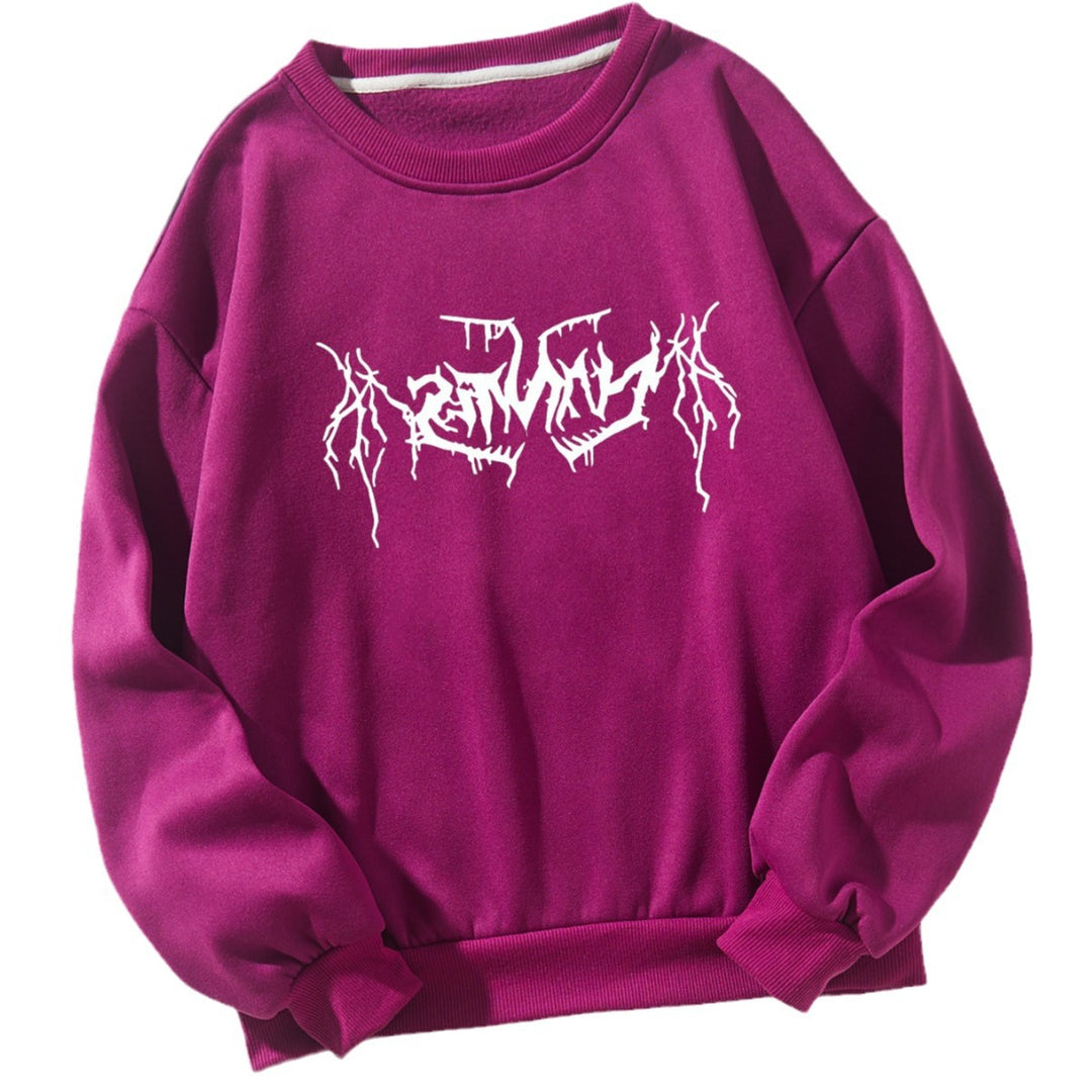 Women's casual sweatshirt with modern graphic design Chic & Stil