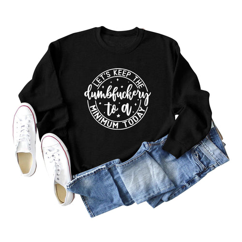 Sweat-shirt graphique pour femmes avec impression motivante Chic & Stil