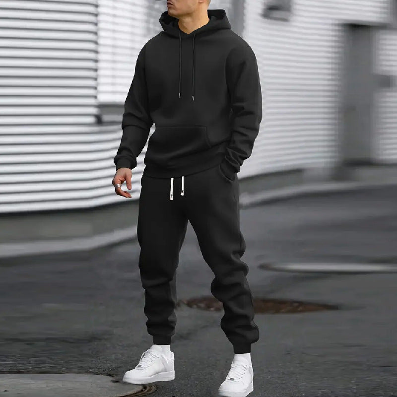 Men's sporty hoodie tracksuit made of high-quality sweat fabric Chic & Stil