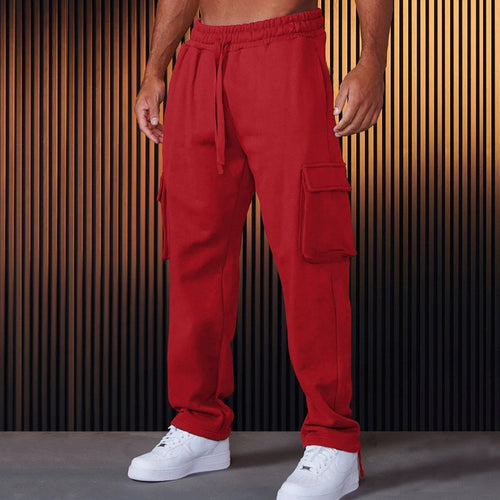 Men's cargo joggers with elastic waistband and practical side pockets Amarae