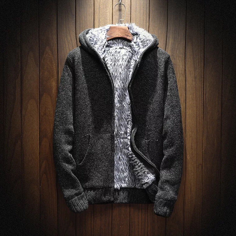 Amarae | Men's Cozy Hoodie Jacket with Soft Inner Lining and Side Pockets