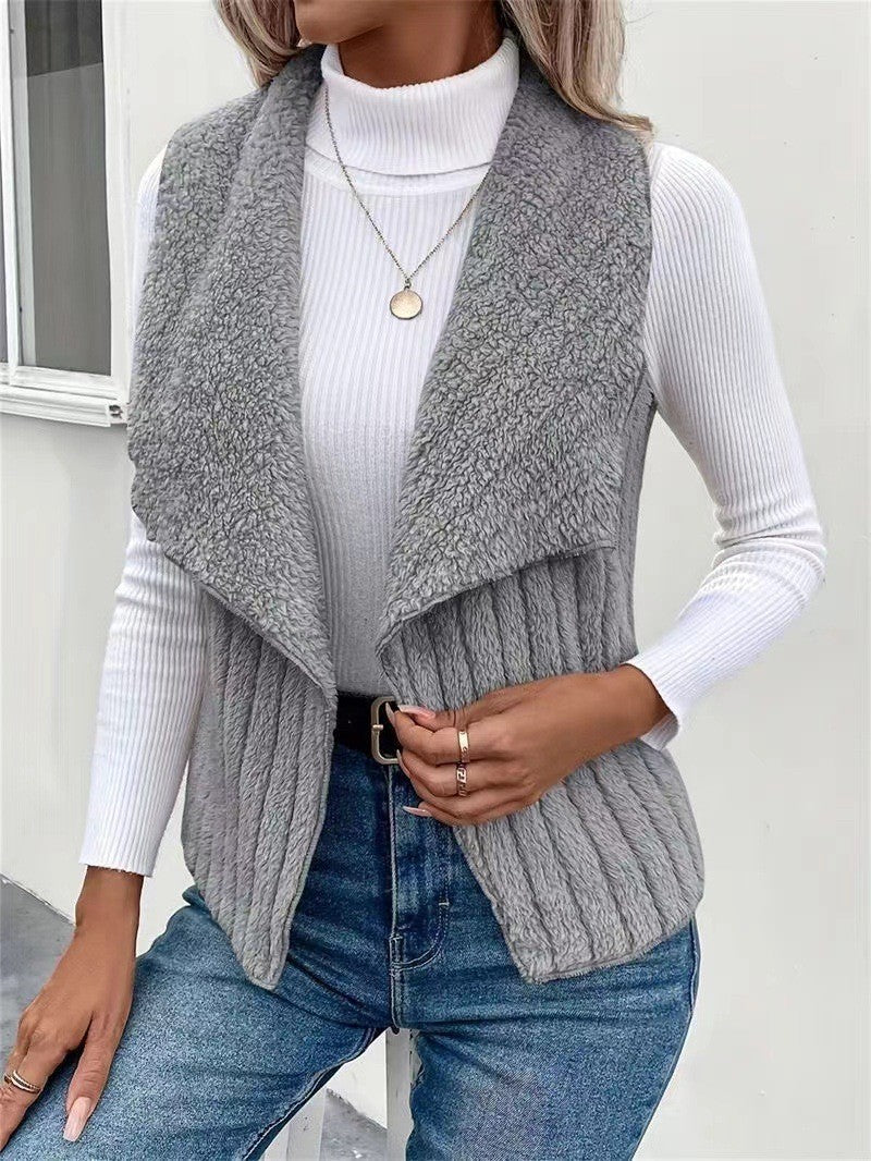 Women's cardigan in cozy material with removable hood Lune London