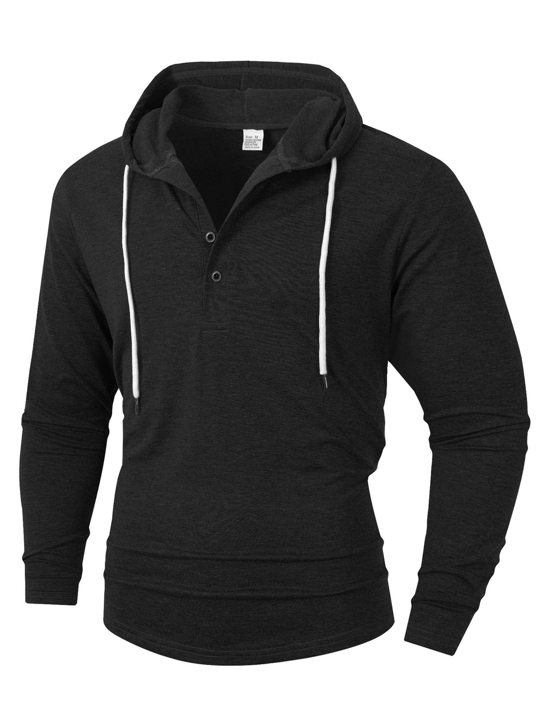 Men's hoodie with modern button closure and breathable fabric Lune London