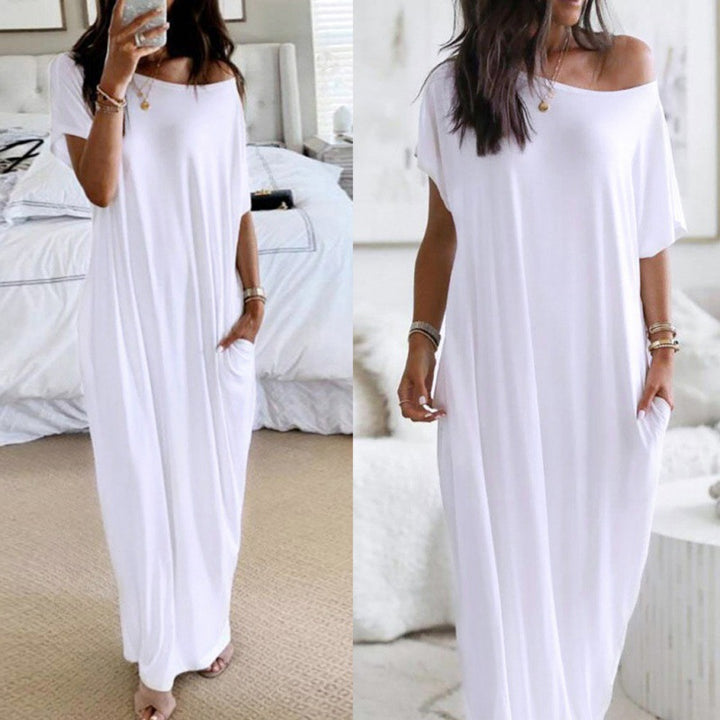 Lune London Off-Shoulder Butterfly Print Maxi Dress for Women