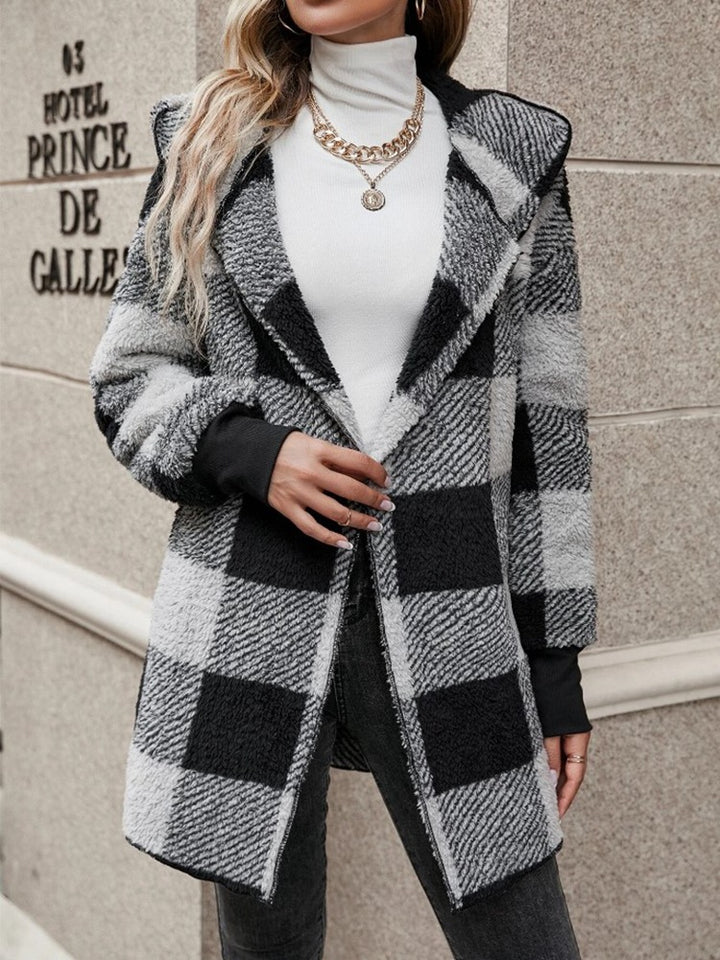Ladies comfortable tartan jacket Lune London
