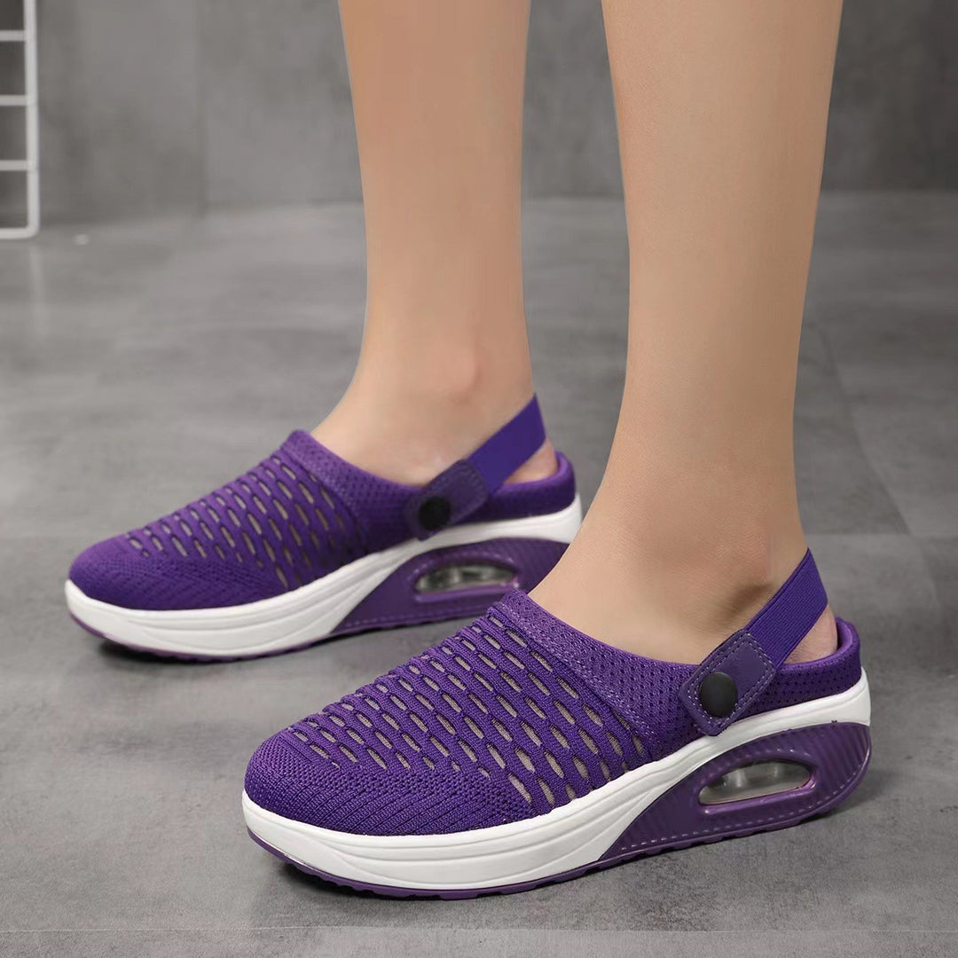 Ladies Breathable Mesh Slippers Lune London