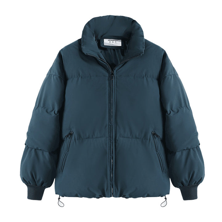 Women's fashion and insulated down jacket with high collar and deep pockets Lune London