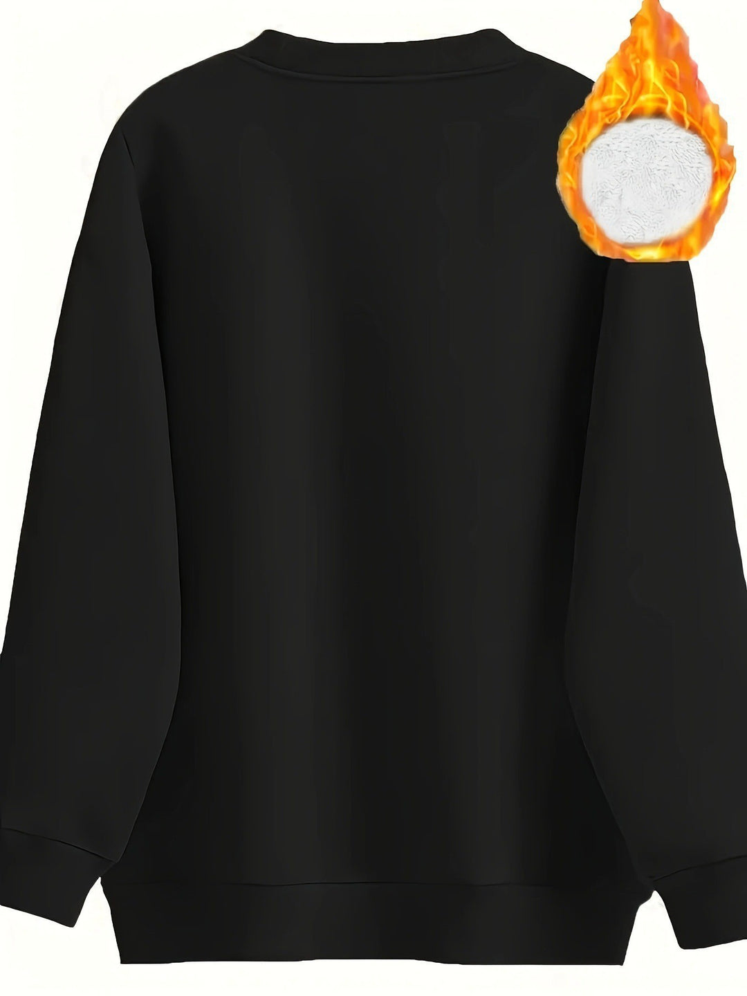 Heated sweatshirt for women with plush lining Lune London