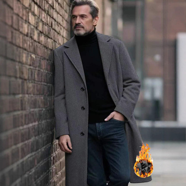 Elegant wool coat for men Lune London
