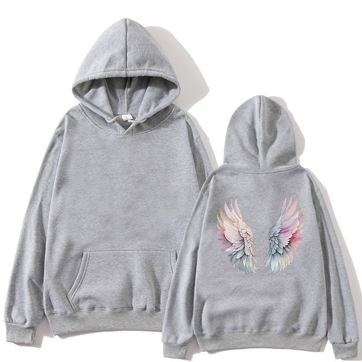 Women's hoodie with stylish angel wing design Chic & Stil