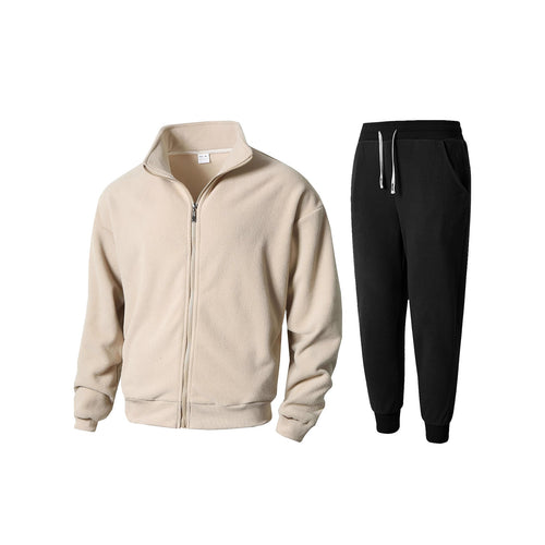 Men's fleece jacket and jogging set