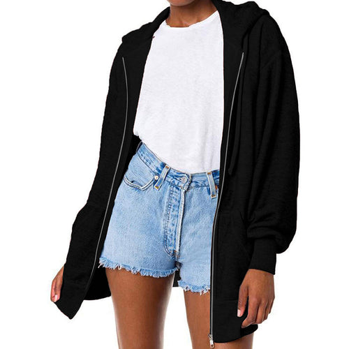 Ladies Oversized Casual Chic Hoodie