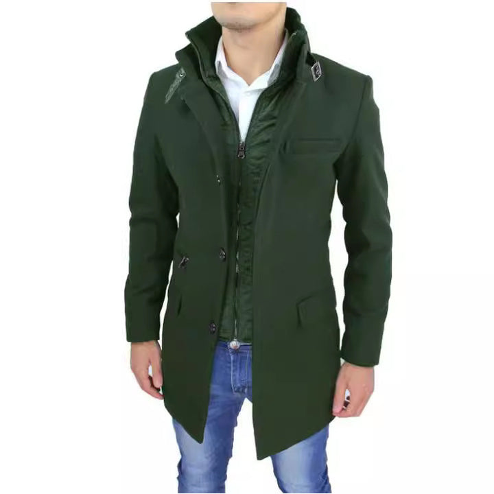 Fashionable warm jacket for men with innovative inner lining Lune London