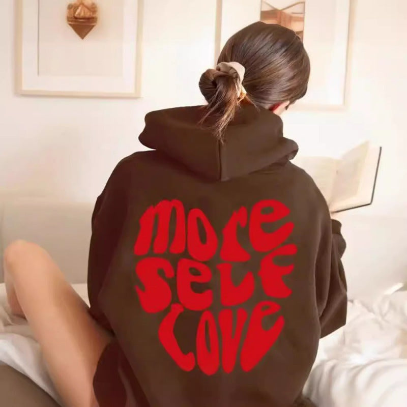 Women's hoodie with eye-catching print and oversized fit Lune London