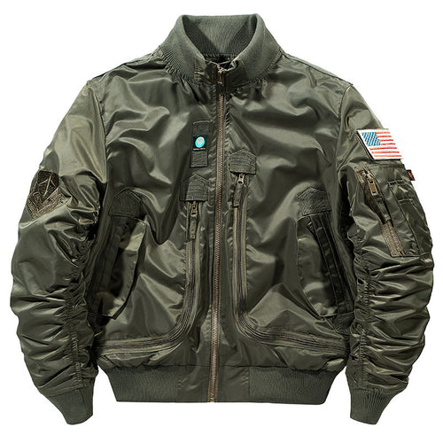 Men's bomber jacket with technical details and multiple pockets Amarae