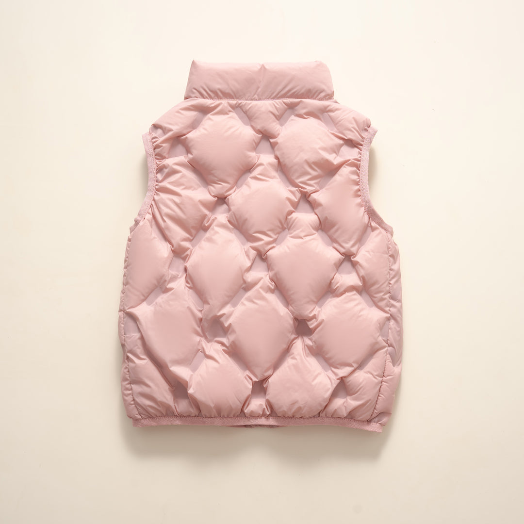 Ladies lightweight quilted jacket with high collar Lune London