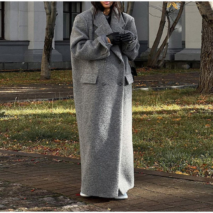 Oversized wool coat for women Lune London