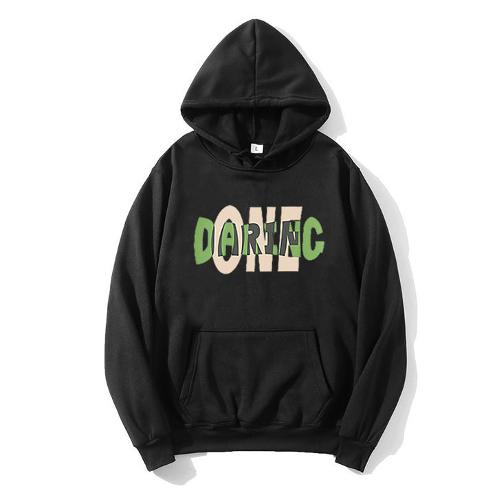 Women’s hoodie with large printed lettering Chic & Stil