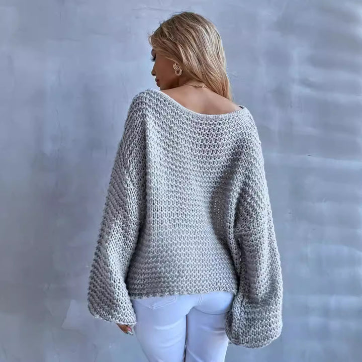 Oversized knitted sweater for ladies Lune London