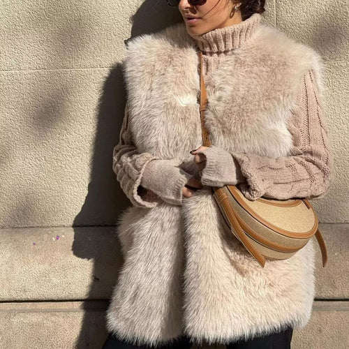 Ladies faux fur vest Amarae