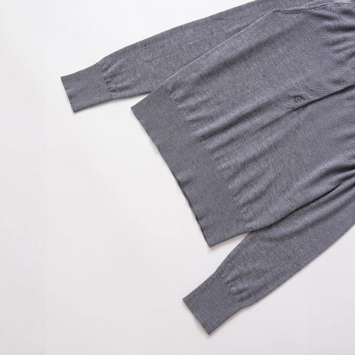Ladies long sleeve polo with button placket and classic collar Lune London