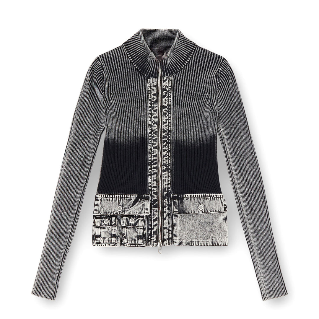 Women's vest with denim-inspired pockets and modern cut Lune London