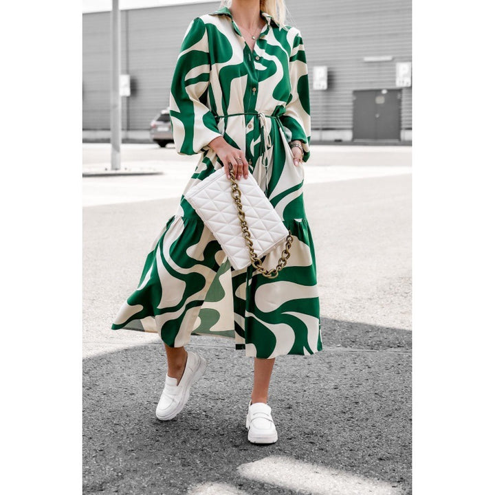 Lune London Abstract Maxi Dress for Women
