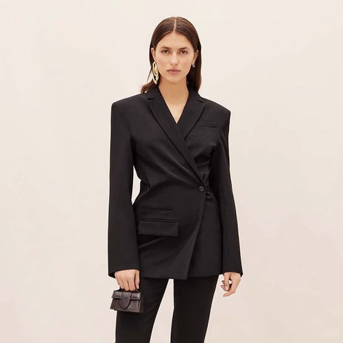Blazer moderne pour femmes avec design asymétrique Chic & Stil