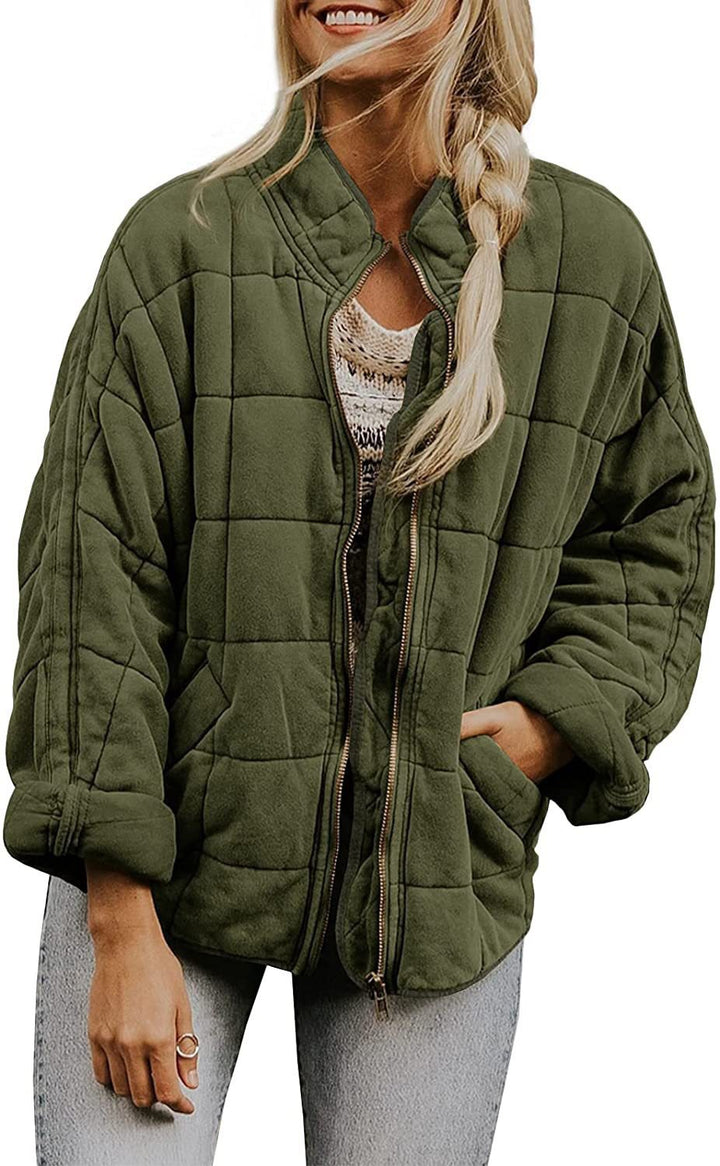 Ladies plus size quilted jacket Lune London