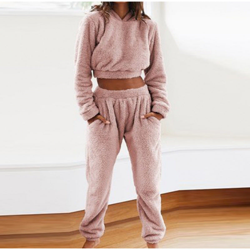 Women's Cozy Lounge Set Made Of Soft Fleece Lune London