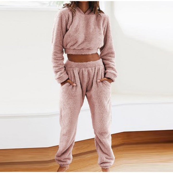 Women's Cozy Lounge Set Made Of Soft Fleece Lune London