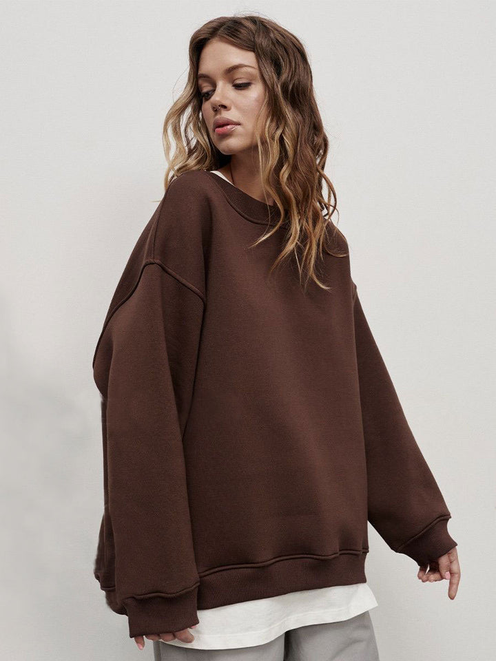 Oversized women's sweatshirt with a relaxed fit Lune London